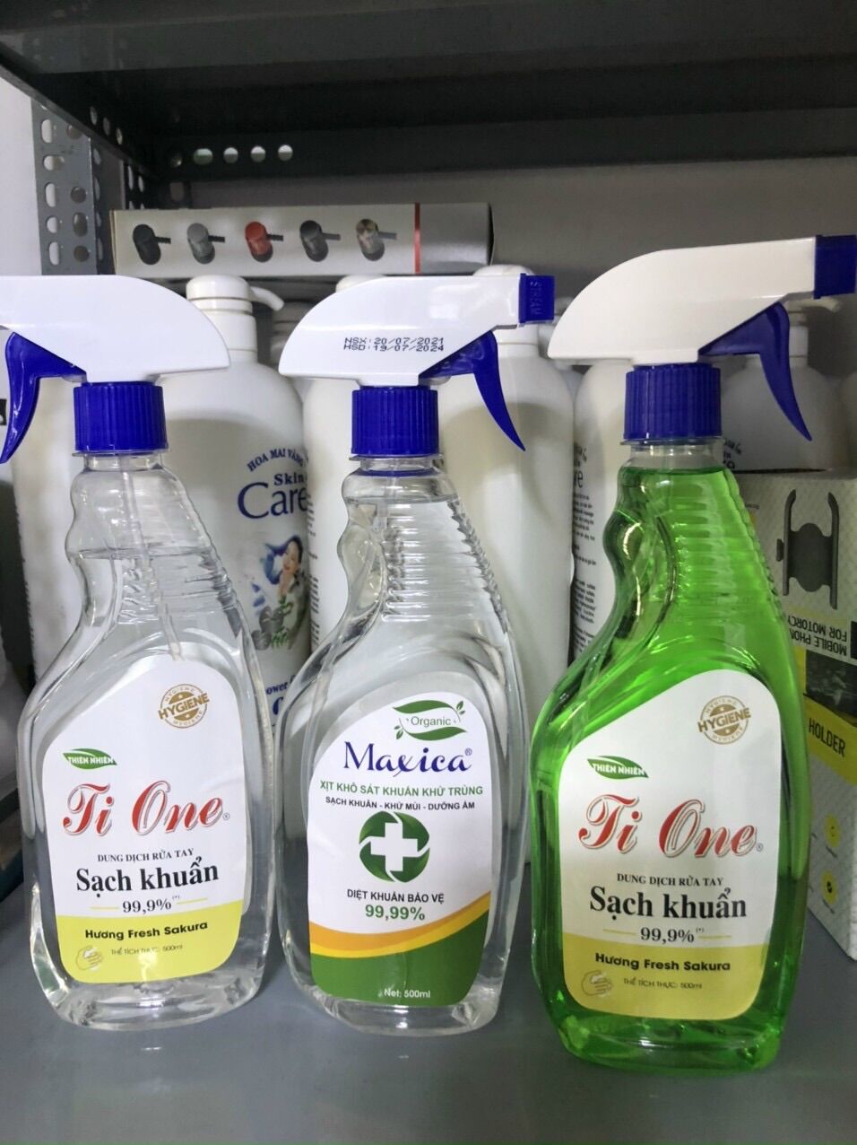 Chai xịt khô sát khuẩn khử trùng Maxica 500ml