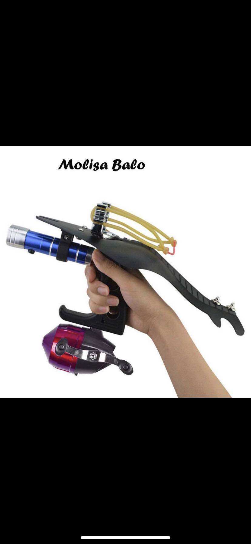 Bộ ná bắt cá trợ lực bảo vệ tay và đèn pin siêu sáng