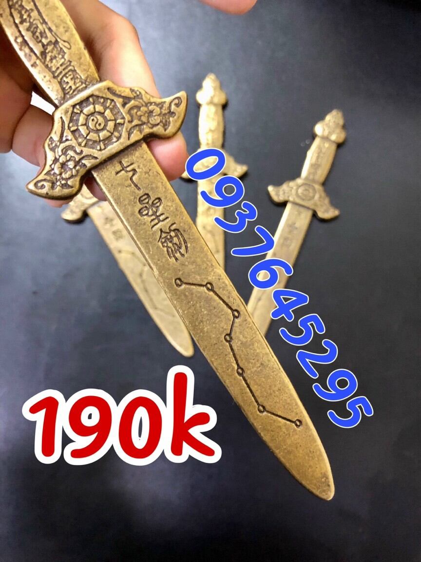 Kiếm thất tinh phong thủy bằng đồng chấn trạch