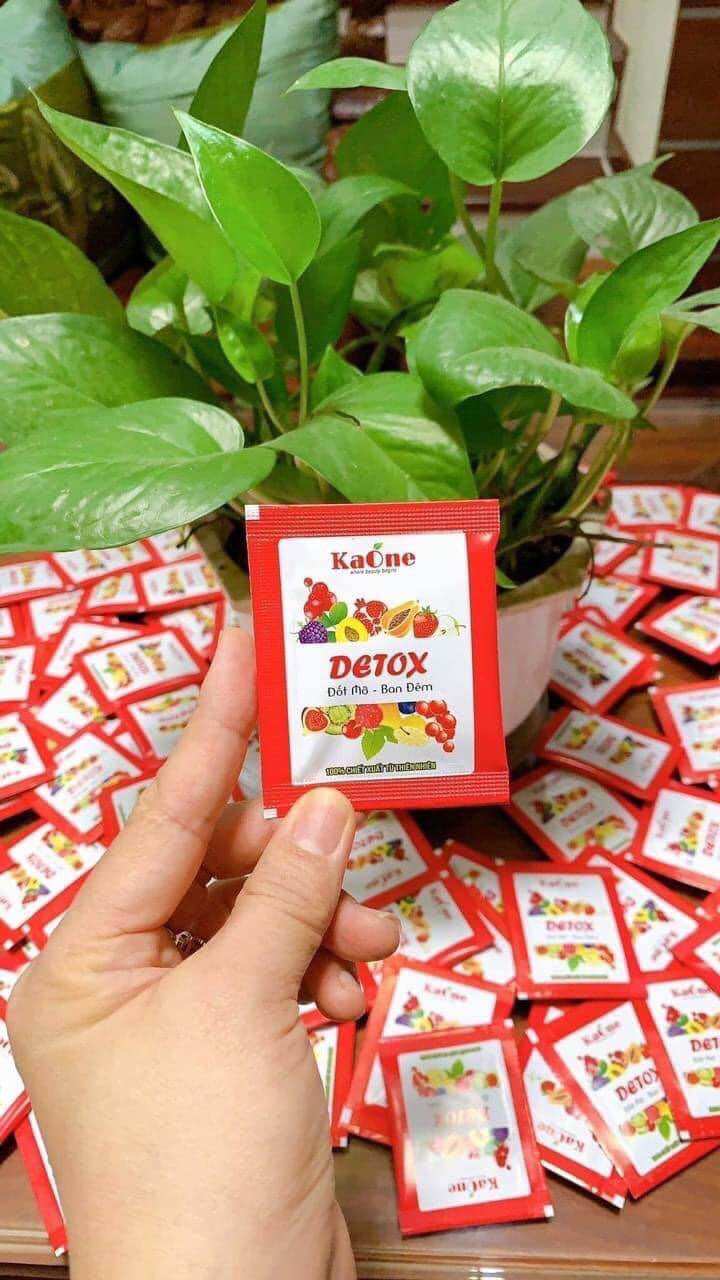 Detox x3 gói 5 viên đào thải mỡ ban đêm