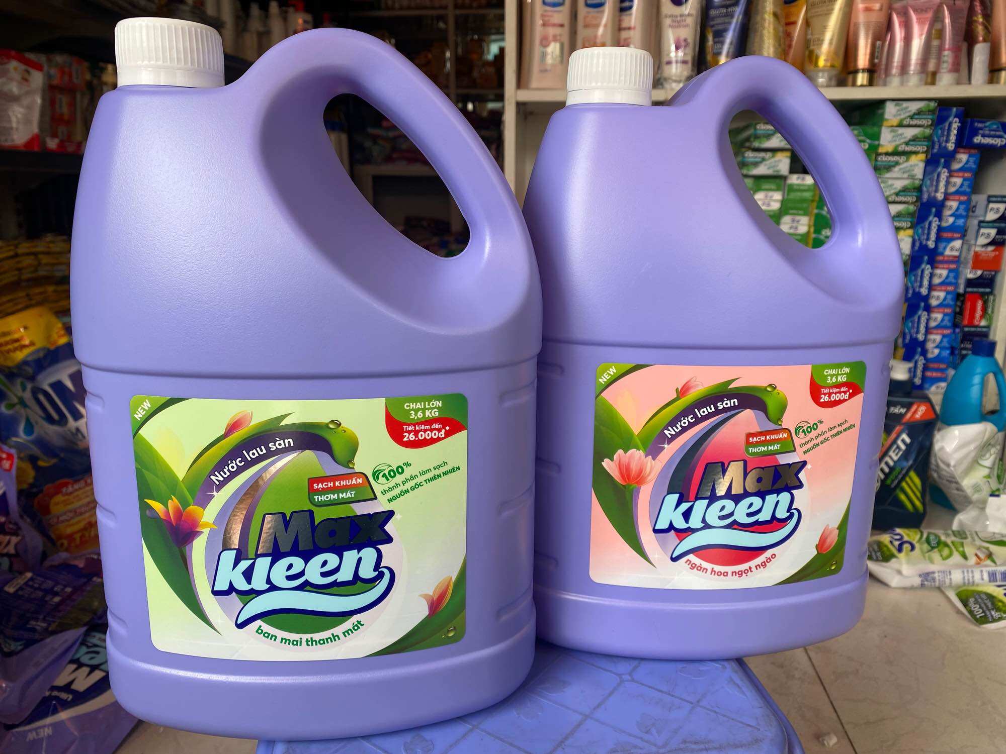 Can nước lau sàn Maxkleen (3,6kg)