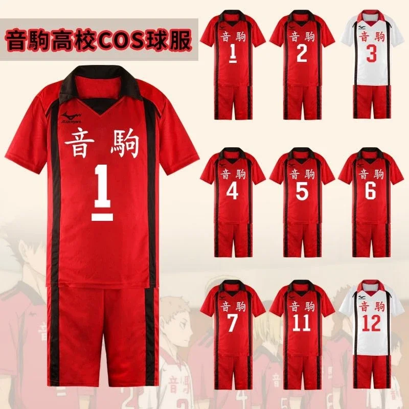 Haikyuu Anime Nekoma Middelbare Trường Trang Phục Hóa Trang Tetsurou Kuroo 5 Kenma Kozume Đồng Nhất Thể Thao Kleding Nữ Chất Liệu Polyester