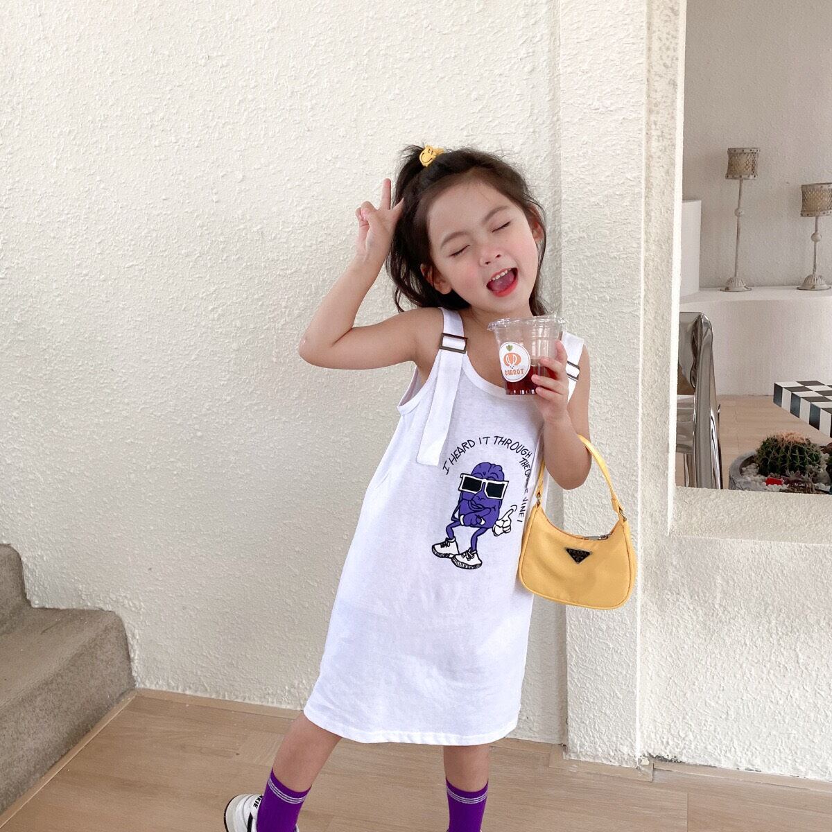 Váy yếm IT THROUGH cho bé