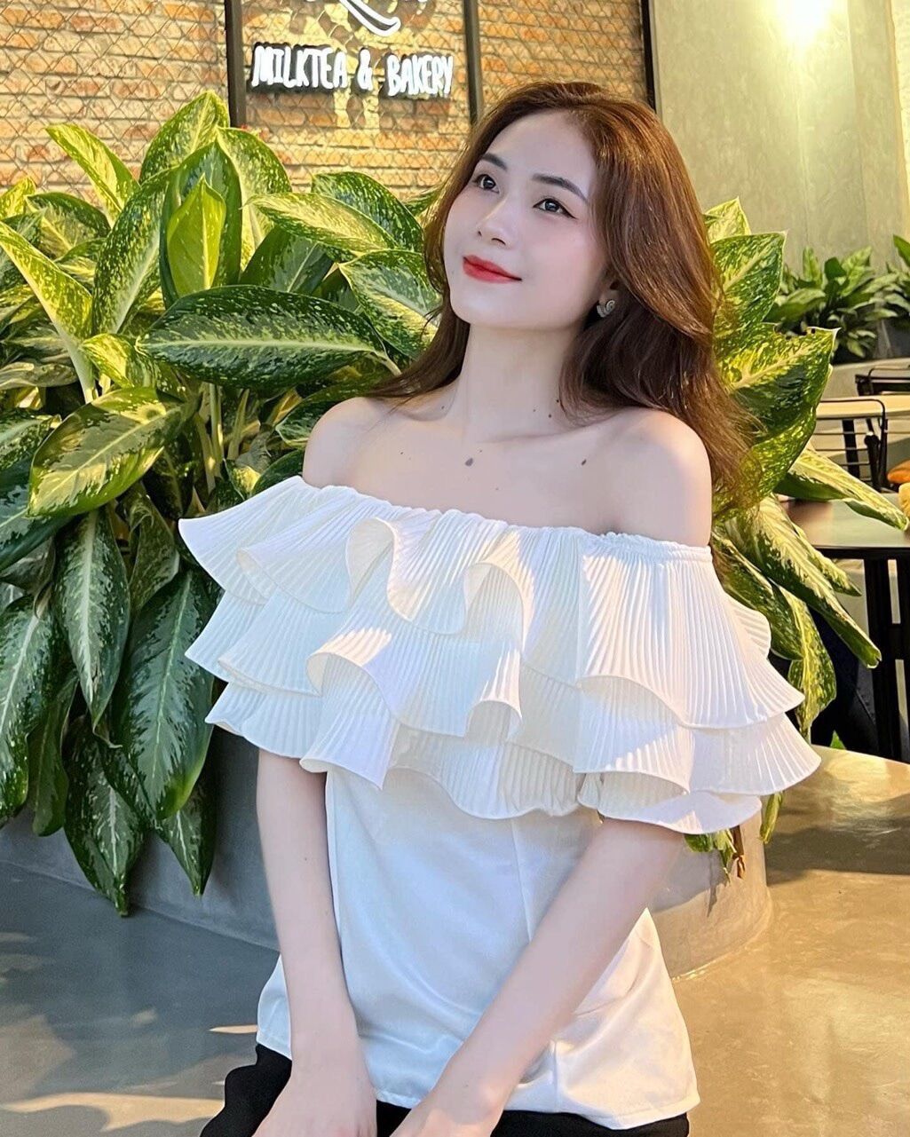 SÉT ÁO DẬP LY MIX QUẦN ỐNG SUÔNG TL01