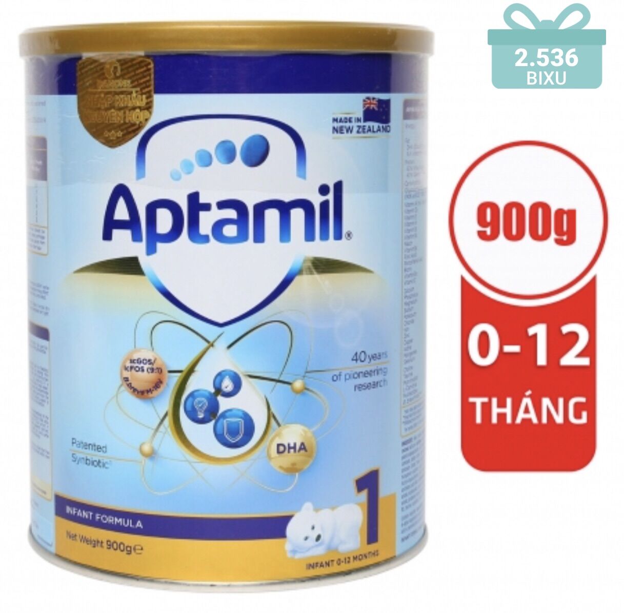 Sữa aptamil new zealand số 1 900g