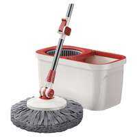 TEITEIRO | Chổi Lau Nhà Không Cần Bàn Tay Một Lần Vắt Kiêm Lau Ướt Và Khô