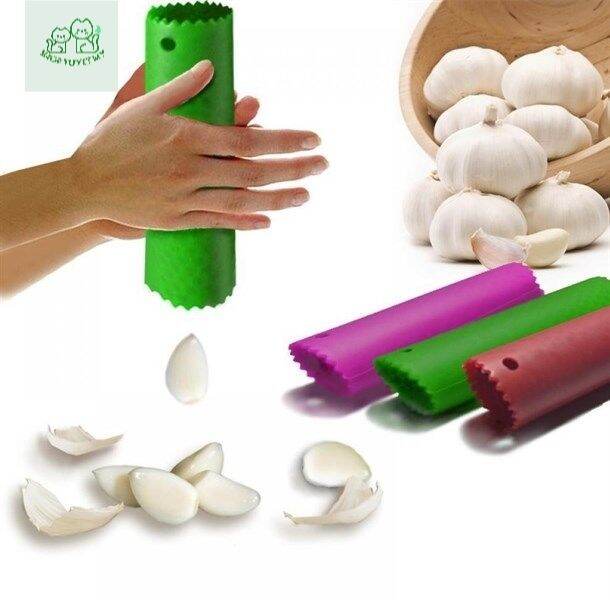 [HCM]Dụng cụ bóc vỏ tỏi bằng silicon siêu dễ lột