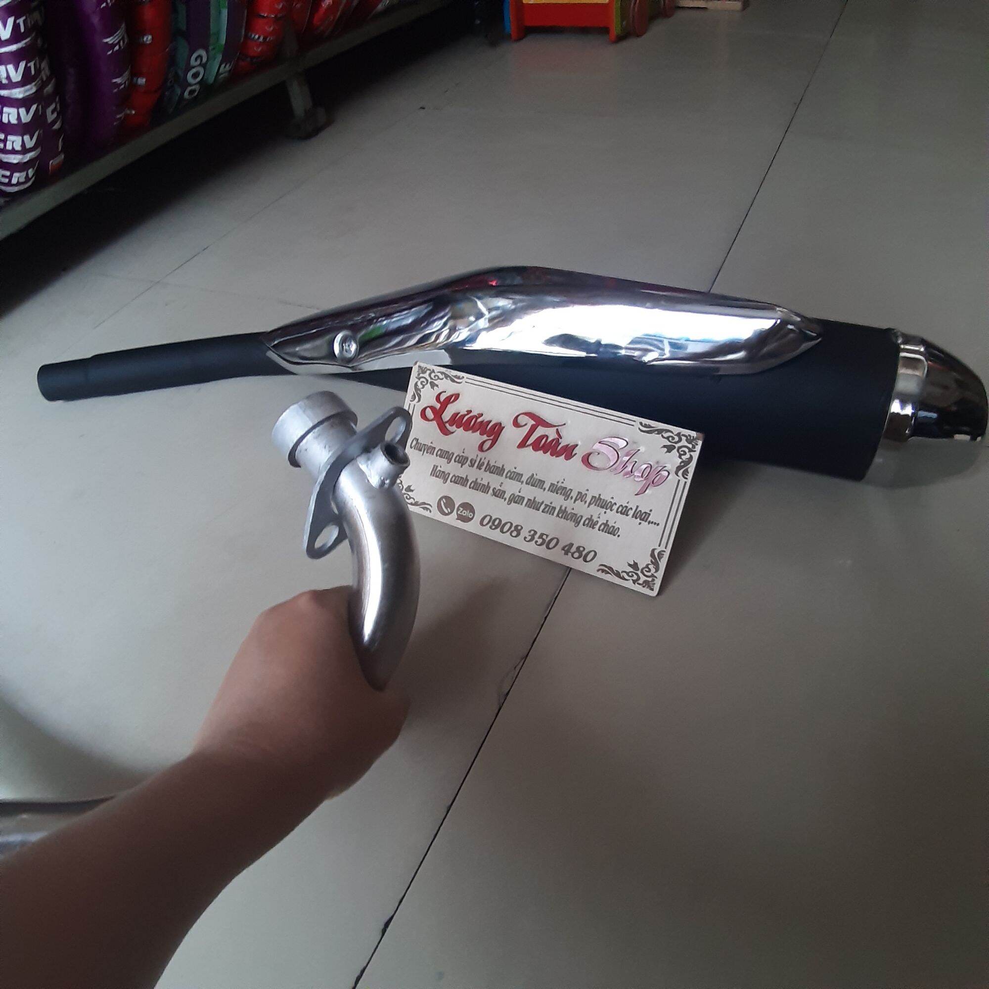 Pô RAIDER SATRIA móc sẵn full cổ như hình