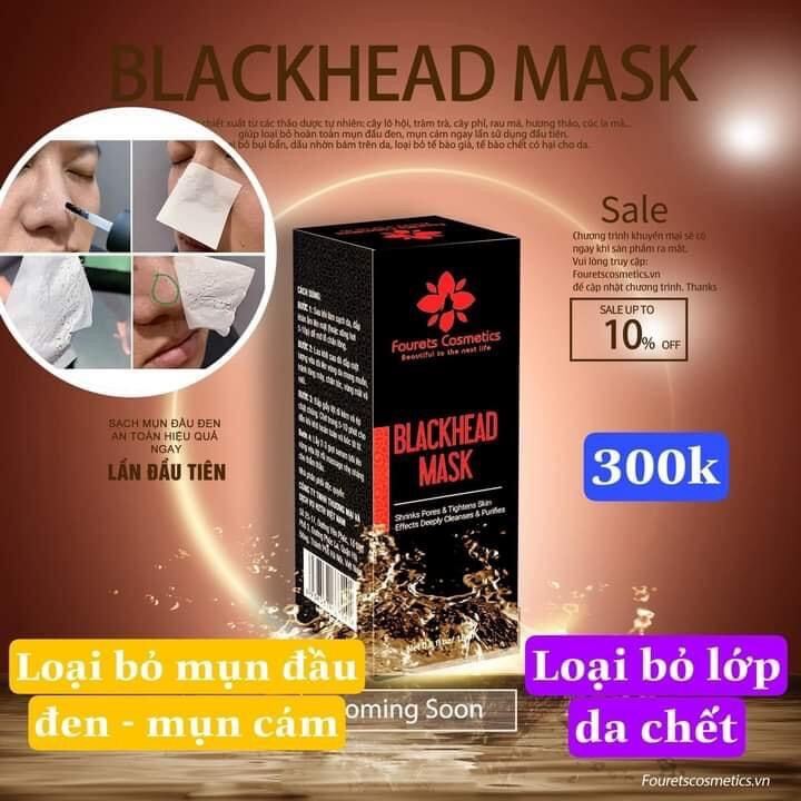 Lột Mụn Blackhead Mask - Sạch Mụn Đầu Đen An Toàn Hiệu Quả Ngay Lần Đầu Tiên