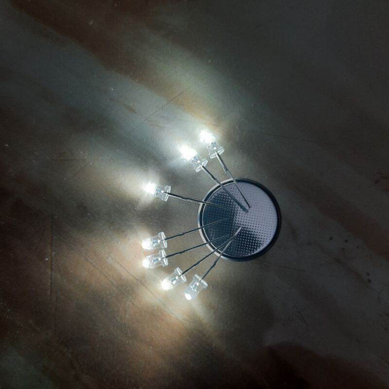 30 bóng led trắng 3mm siêu sáng (3v)