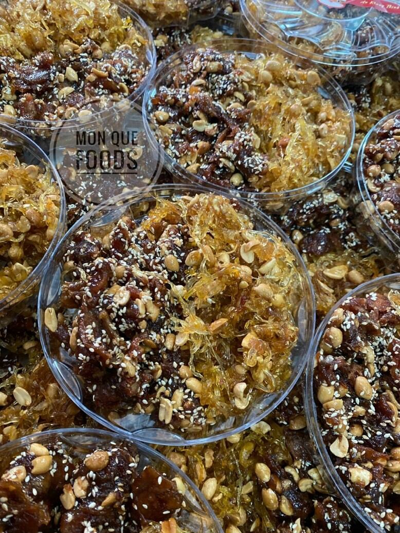 Mứt ngào Miền Tây 500g (Chuối ngào mix gừng sợi dẻo)