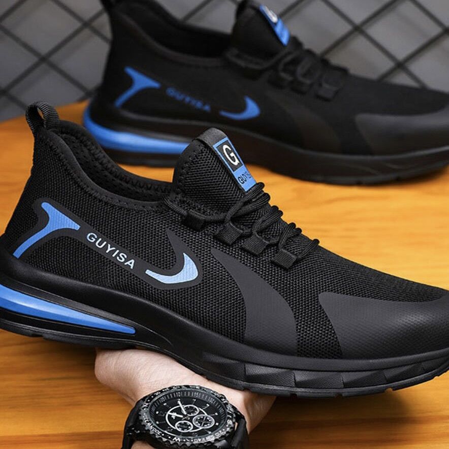 Giày Bảo Hộ Lao Động Nam TINGGU Mã 1135/GUYISA Dáng Thể Thao Thời Trang Siêu Nhẹ Siêu Bền Chống Đinh Va Đập Cao Cấp