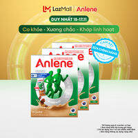 [Voucher giảm đến 16%][FREESHIP 0Đ TOÀN QUỐC] Combo 3 Sữa Bột Anlene Hương Cà Phê Dạng Gói Tiện Lợi (8 Gói x 35G)