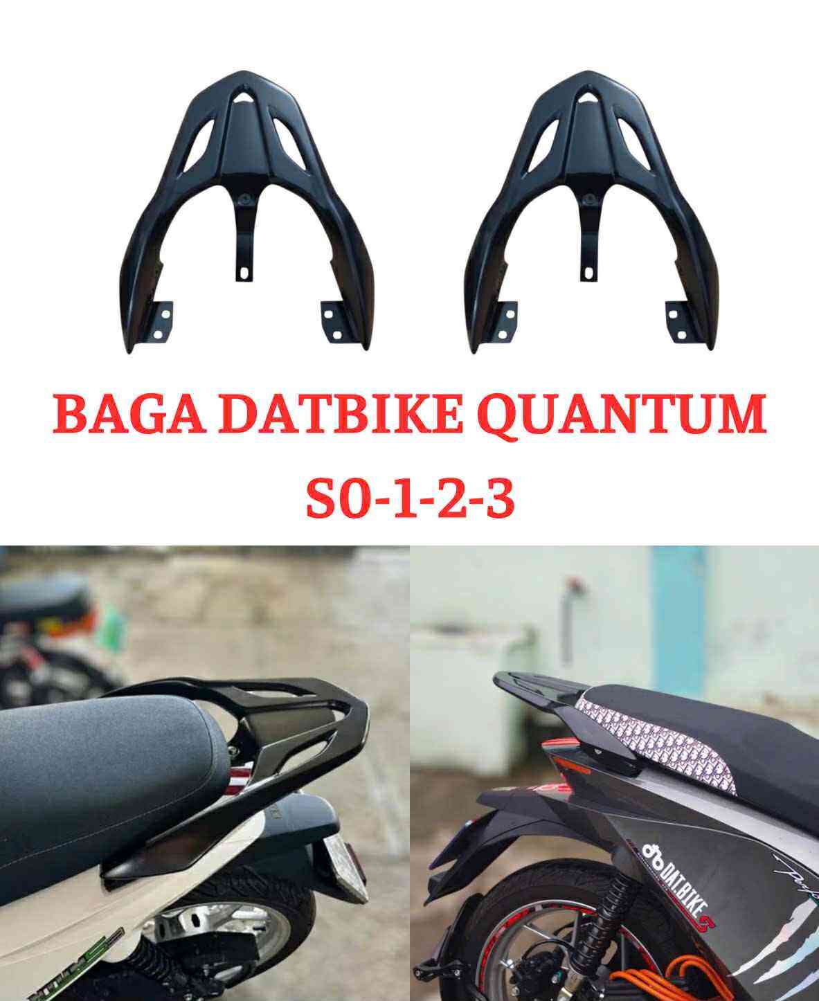  BAGA NHÔM XE DATBIKE QUANTUM phụ tùng-phụ kiện 