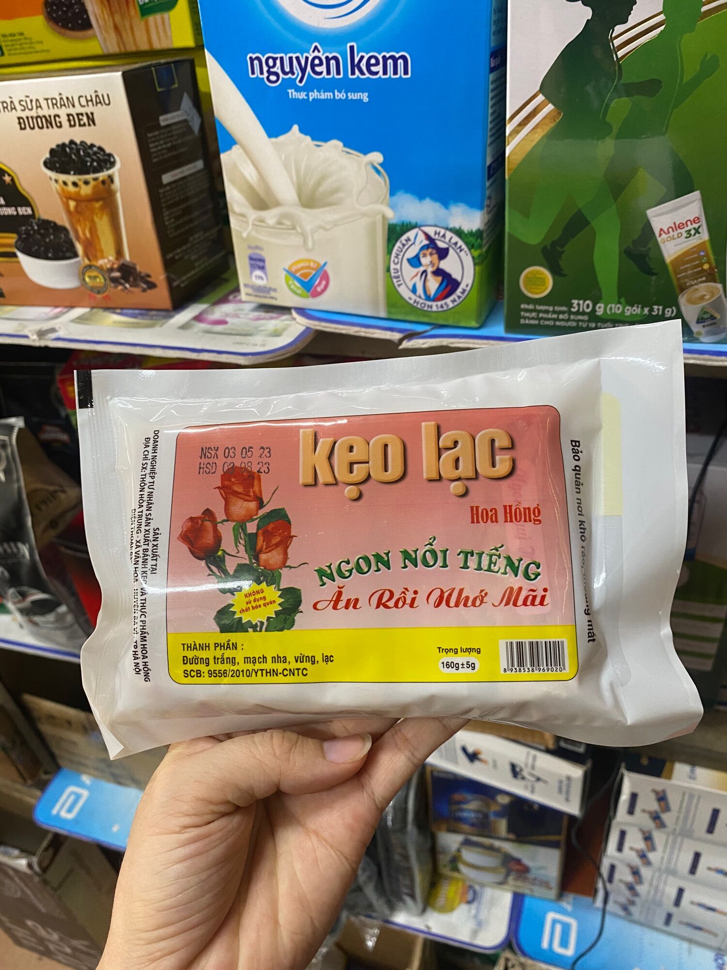Kẹo lạc hoa hồng Sơn Tây