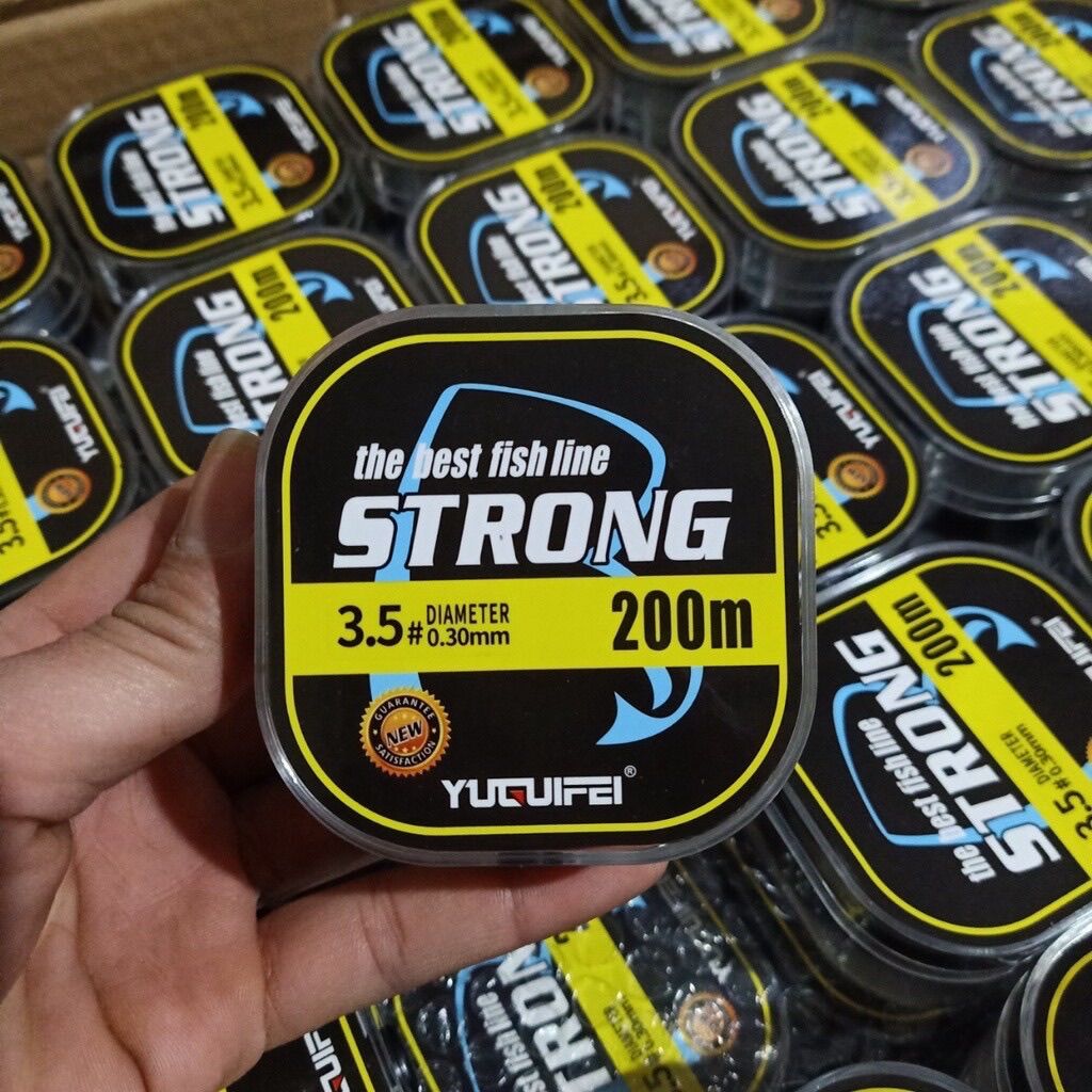Cước câu cá Strong Nhật Bản 3D 200m tàng hình siêu bền