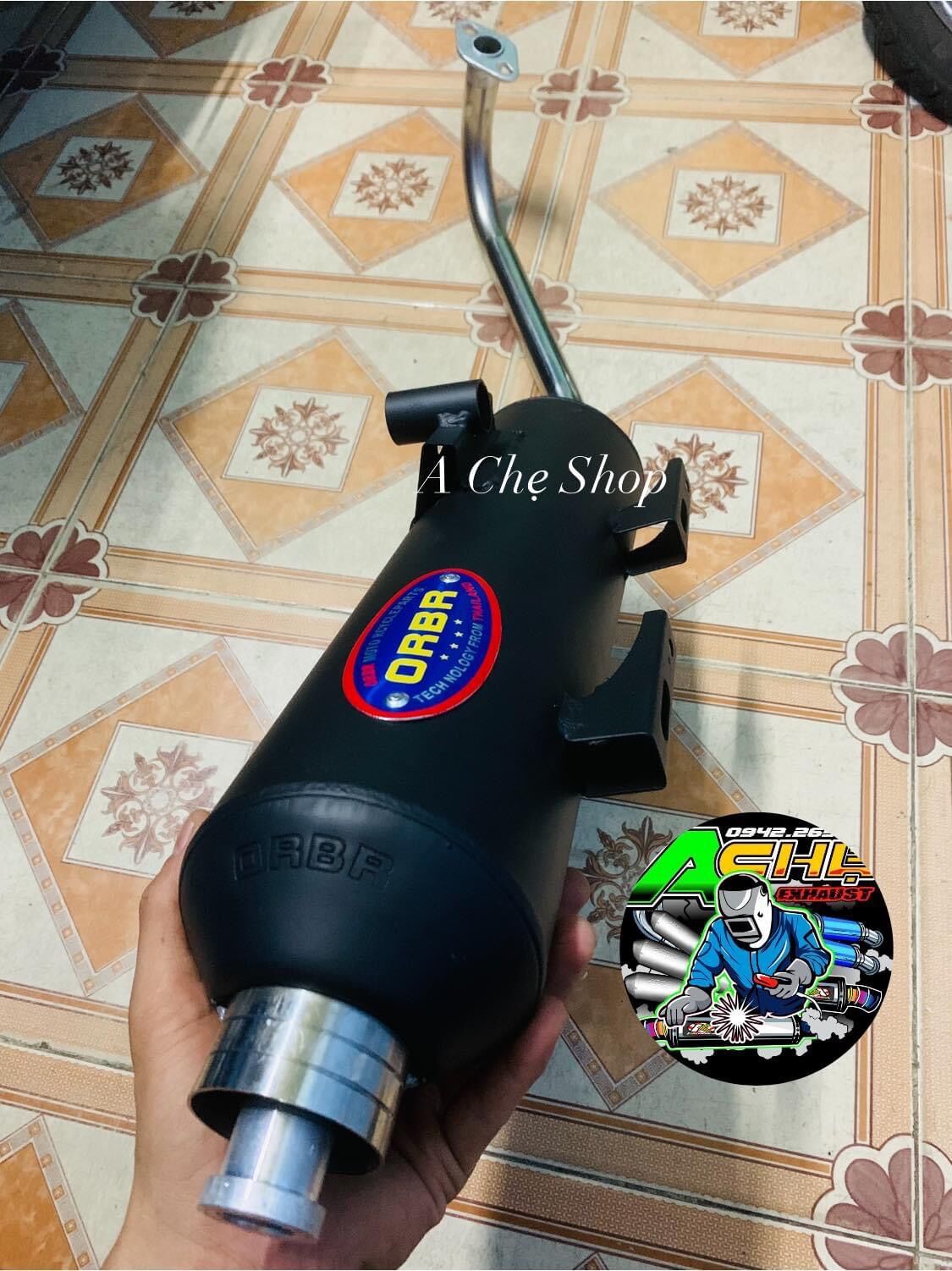 Pô orbr tặng tiêu nhôm kèm cổ vario click shviet ab125/150