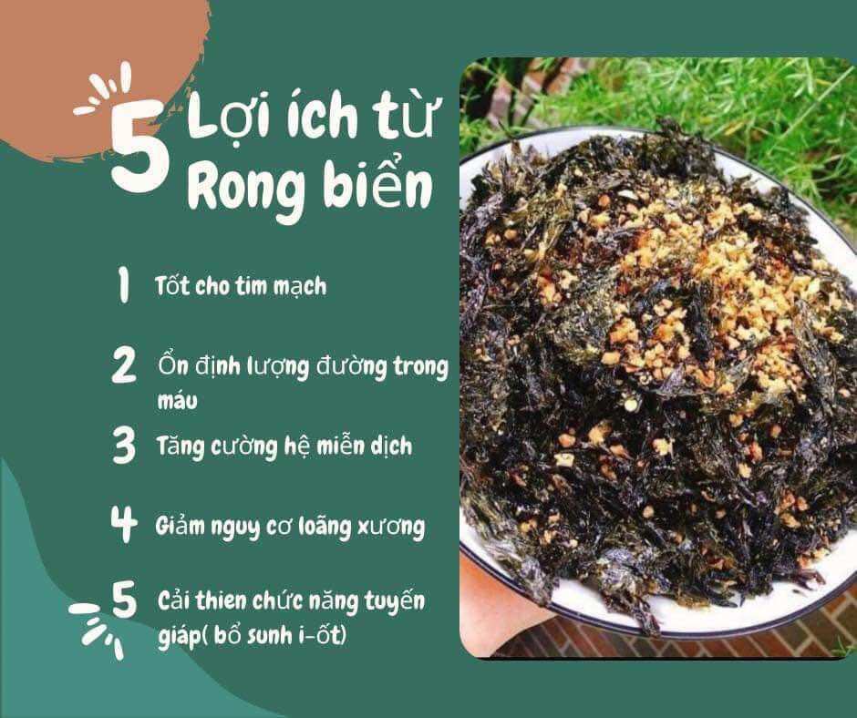 500g Rong biển loại 1[dùng nấu canh hoặc cháy tỏi]
