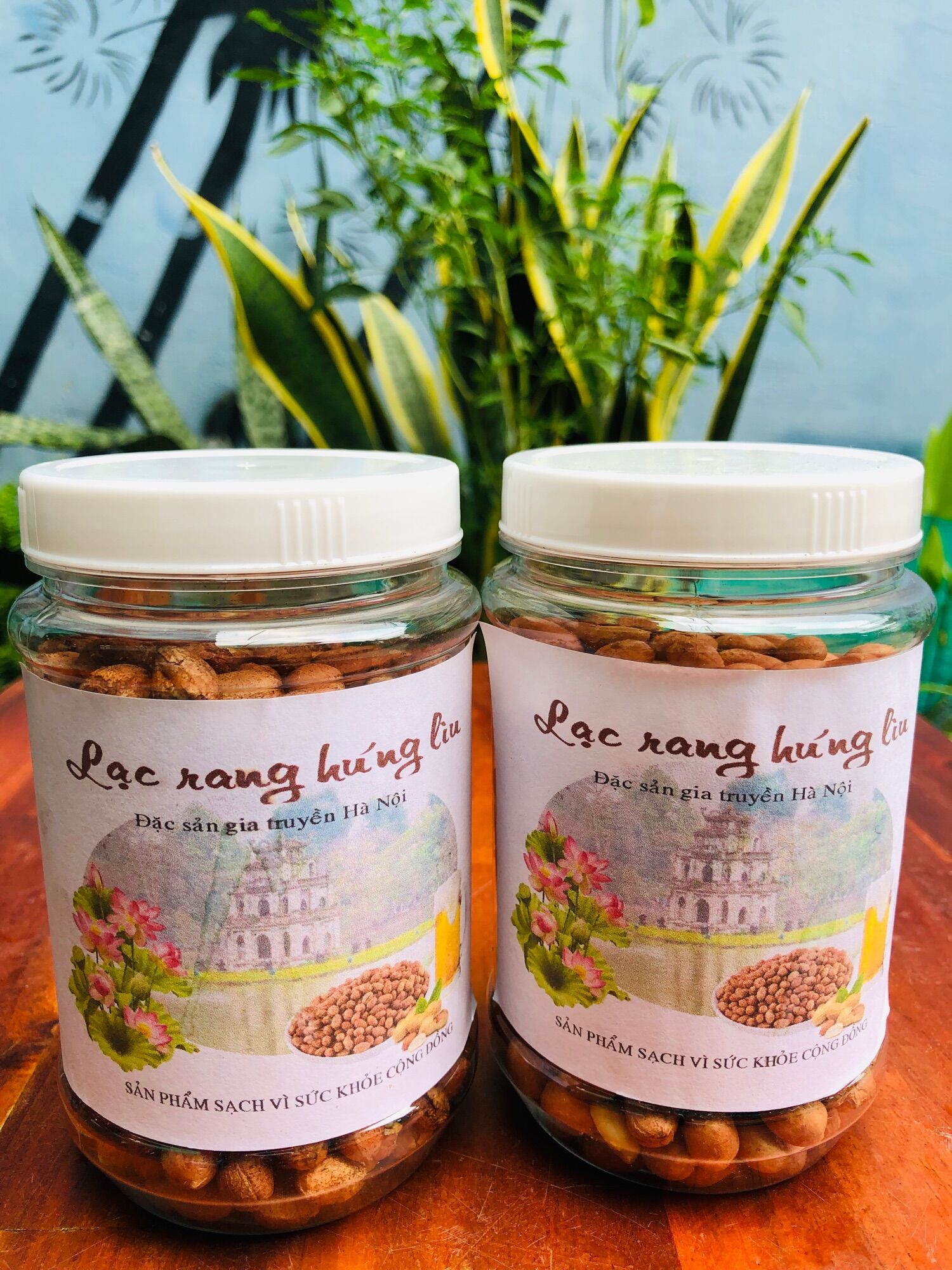 Lạc rang húng lìu ( 3 túi Zip 600 gram ) ❤️