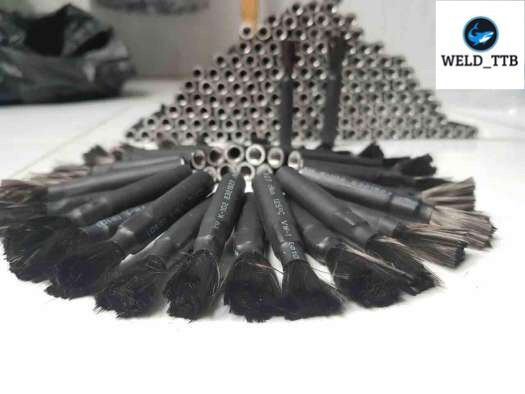 Chỗi quét mối hàn inox điện hoá ( ren trong M8 )