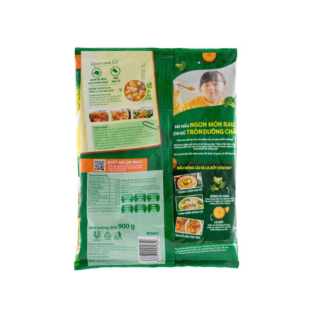 Hạt Nêm knor 900g date mới