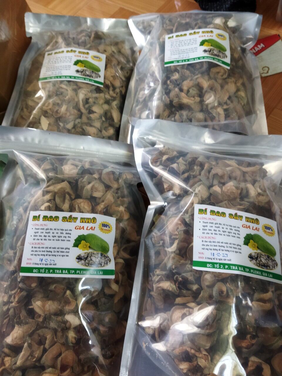 1kg bí đao sấy khô thơm phức