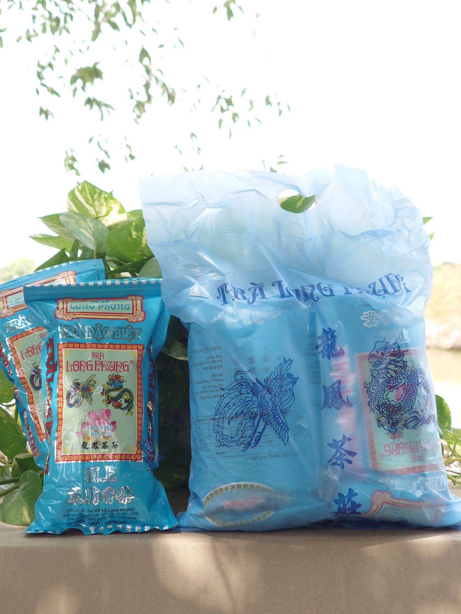 Lốc trà long phụng thơm lài loại i - lốc 5 gói × 100gr