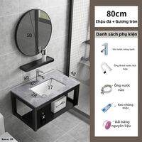 ZHENTAIYUAN | Chậu Rửa Nhà Tắm Gốm Tiết Kiệm Không Gian Treo Tường