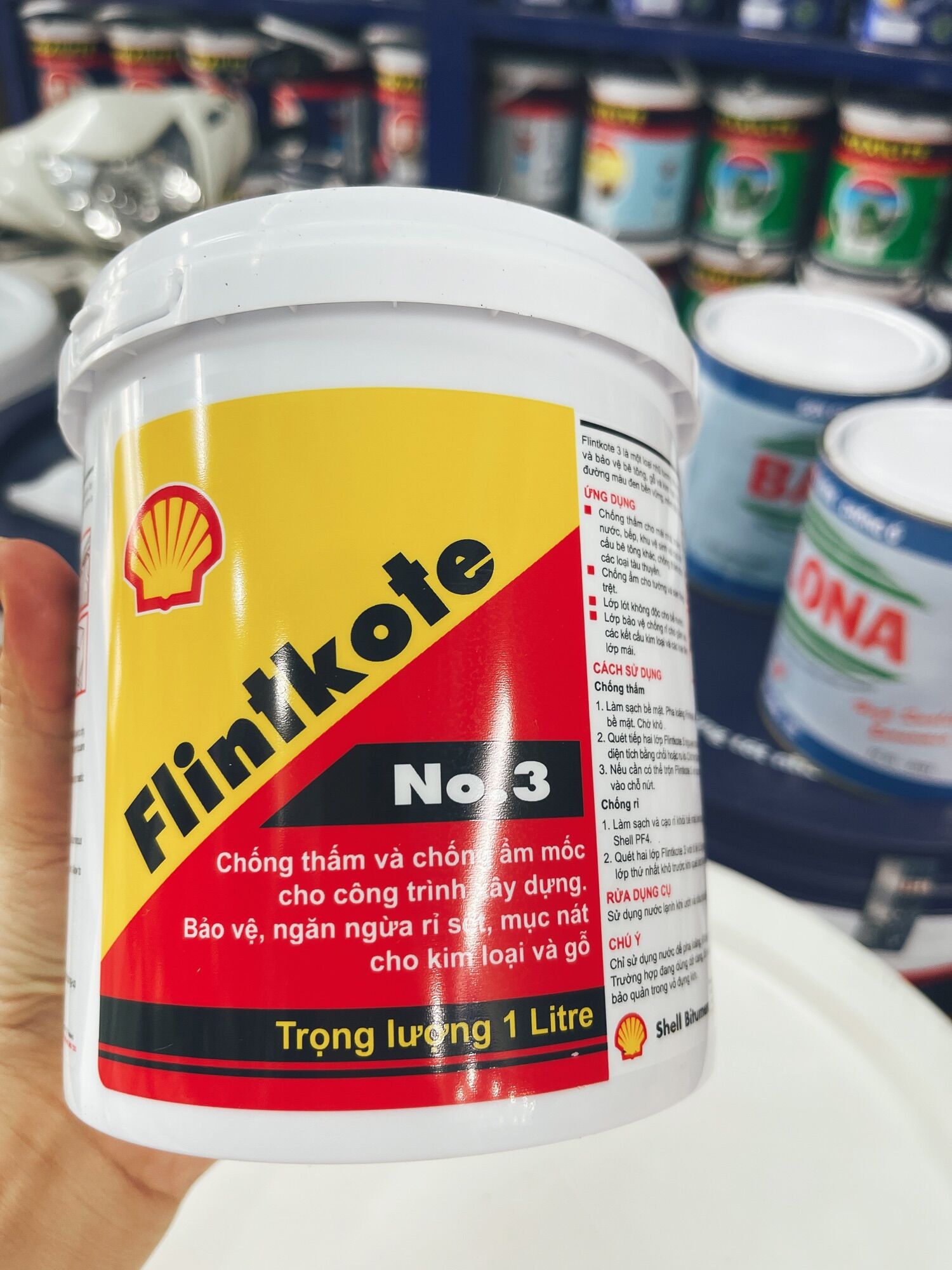 chống  thấm  FLINTKOTE 1kg