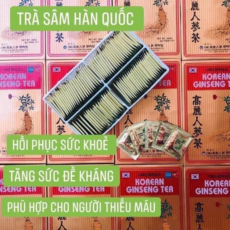 Trà sâm Hàn Quốc - Korea Ginseng Tea (Hộp 100 gói)