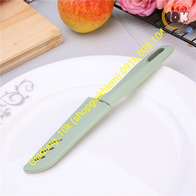 Dao gọt hoa quả Inox nhiều màu sắc (có kèm chuôi) (d11)