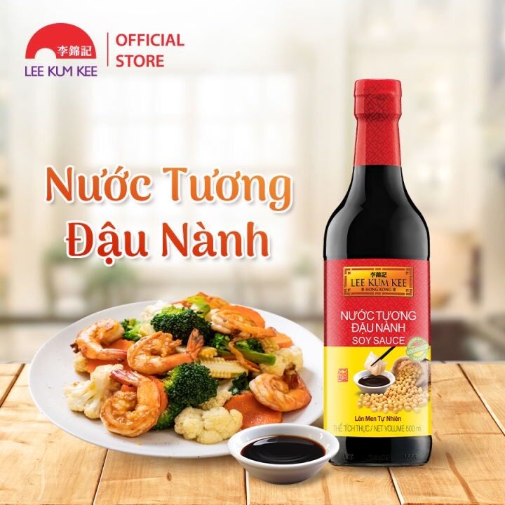 Nước tương Lee Kum Kee Soy Sauce (Chai Thủy Tinh 500ml)