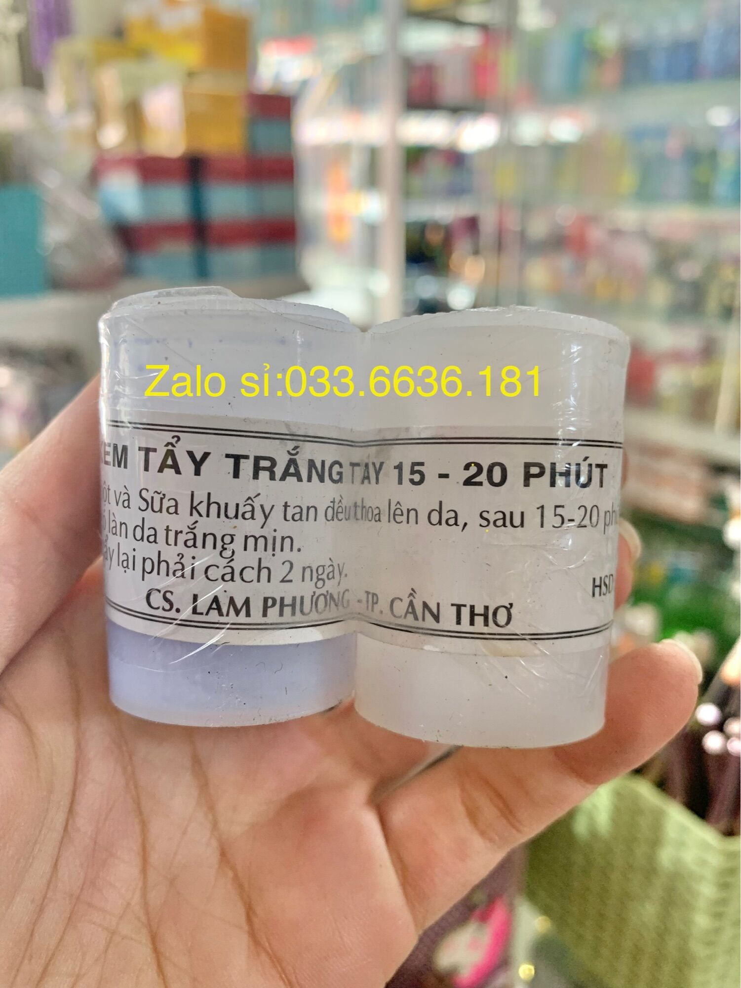 Combo kem cặp tẩy trắng nhanh