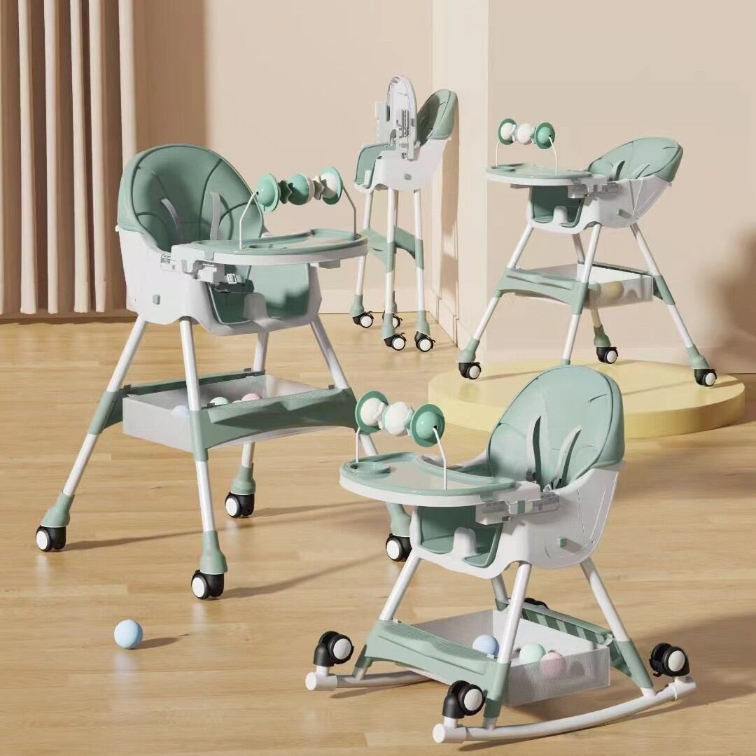Ghế Ăn Cho Bé Có Thể Điều Chỉnh Chiều Cao Đong Đốc Và Gấp
