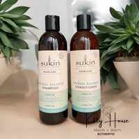 Set dầu gội và dầu xả Sukin Natural Balance chai 500ml