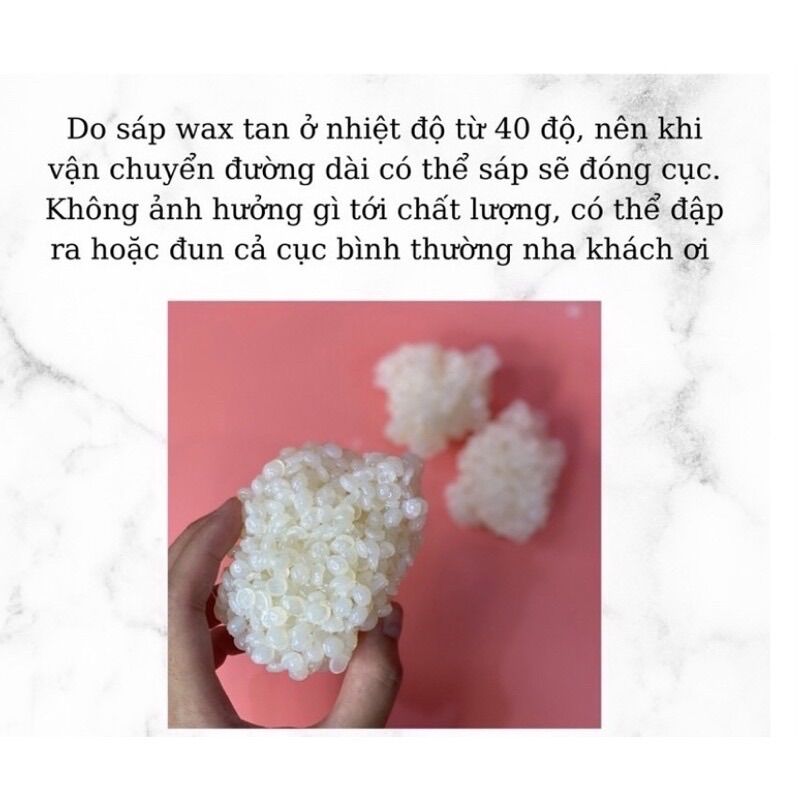 Sáp Dừa wax lông cao cấp tặng 20ml mỡ trăn triệt lông