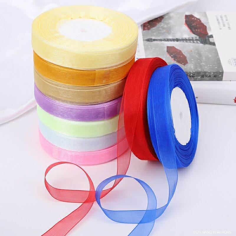 cuộn dài 45m ruy băng voan dây trang trí