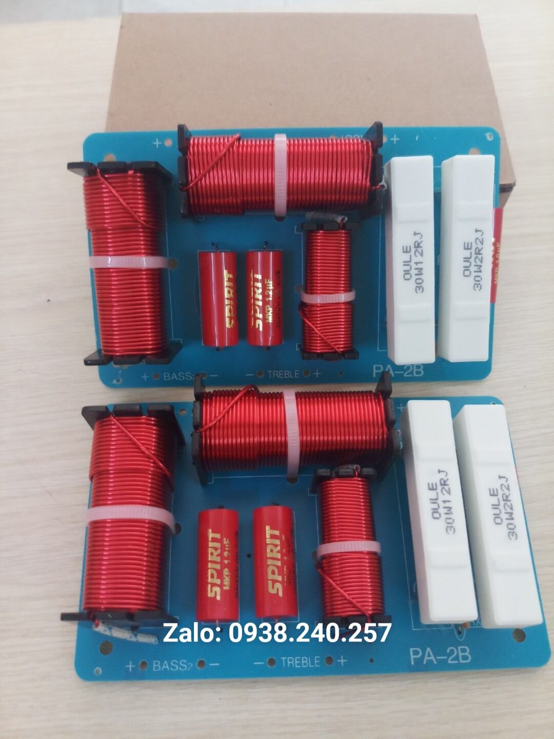 [GIÁ 2 CÁI]Phân tần 2 bass+1 treble PA-2B ( giá 1 cặp)- phân tần PA2B - mạch phân tần loa