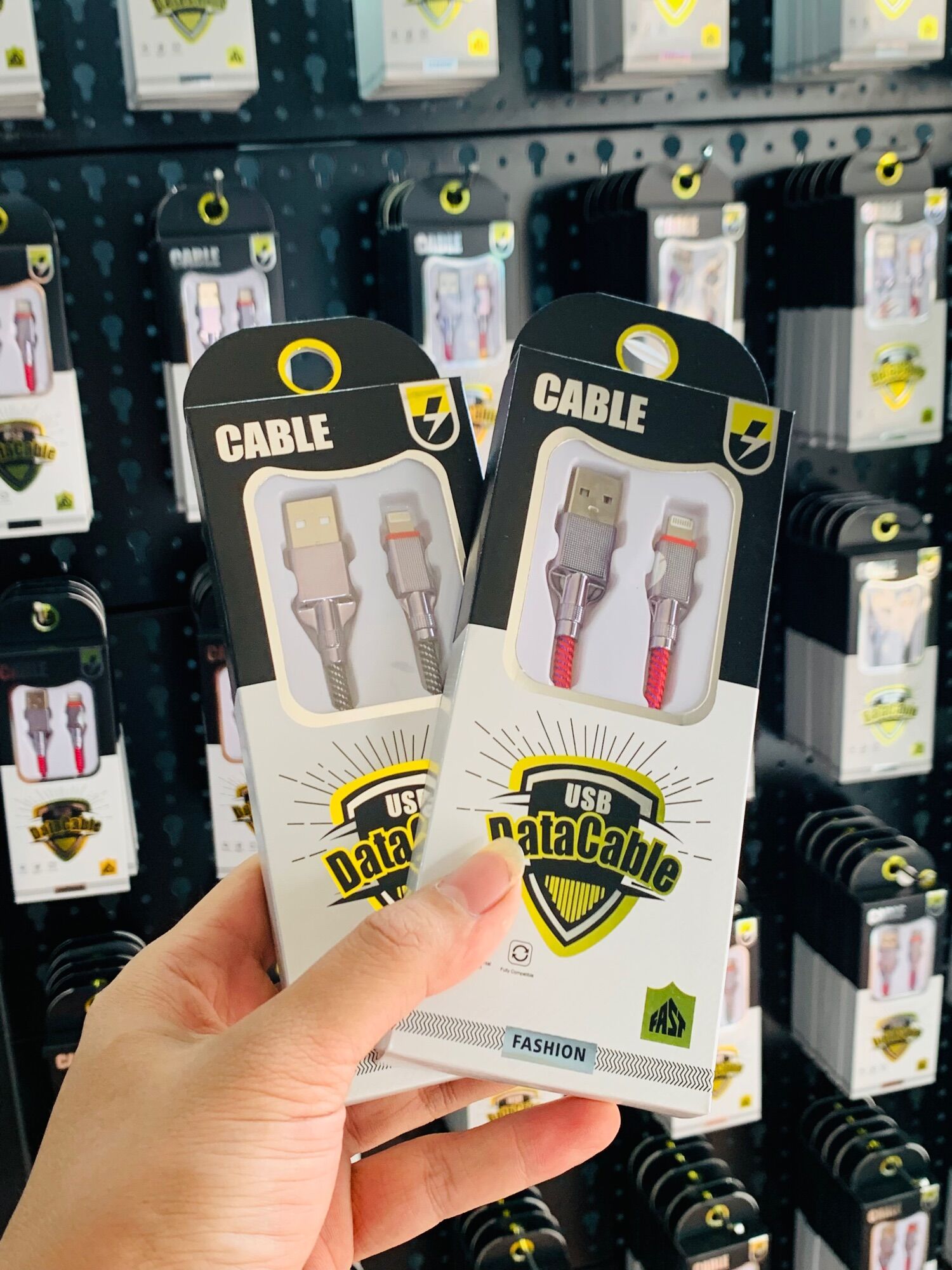 Cáp sạc nhanh lightning cable bọc dù chống đứt siêu bền