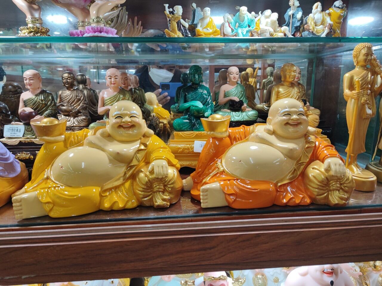 Tượng phật Di lặc 23*14*15