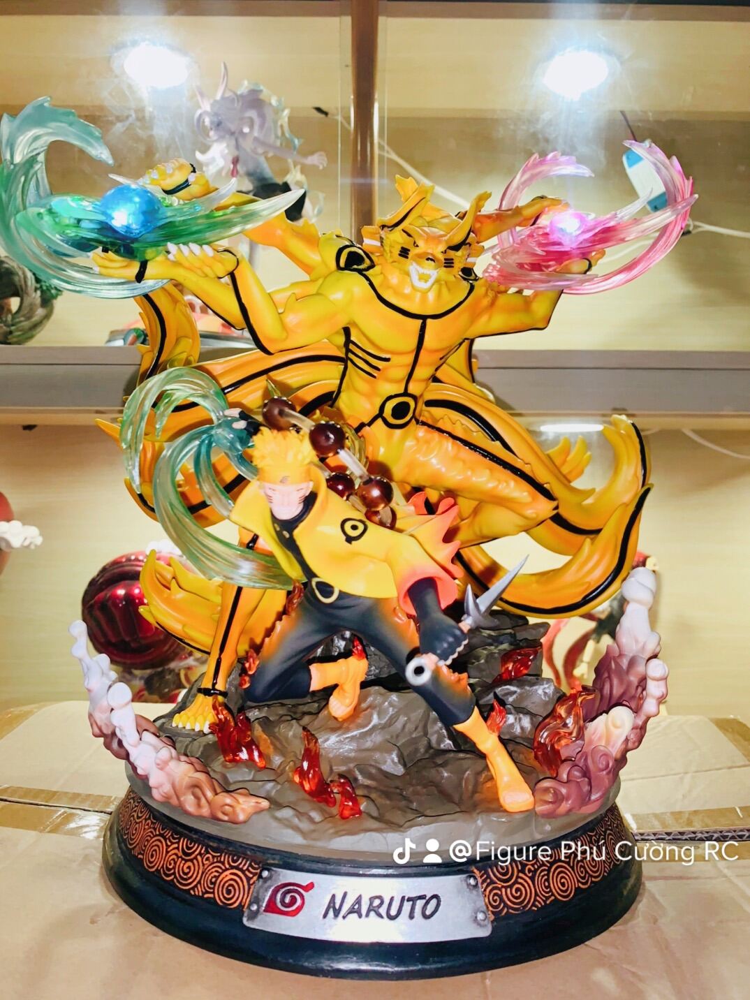 Mô hình Naruto Cửu Hồ Vỹ Nendoroid 682 anime chibi trang trí trưng bày