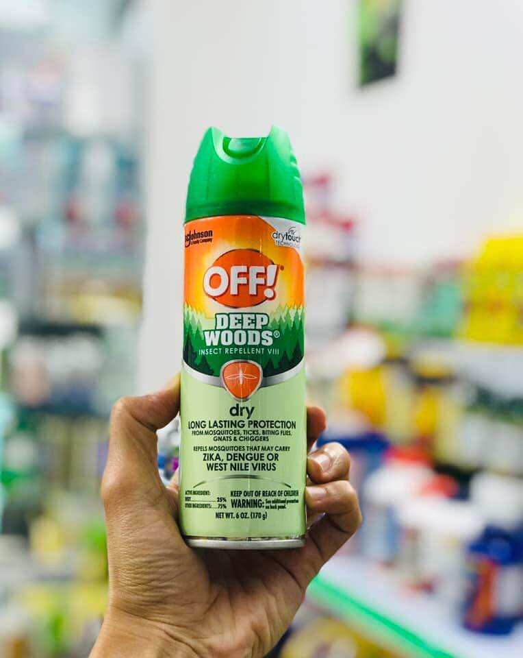 Xịt chống muỗi off deep woods 170g của mỹ