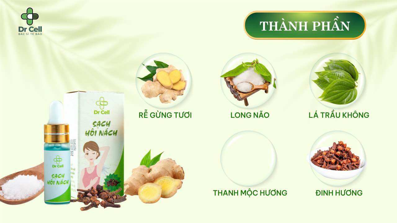 Sạch Hôi Nách DR CELL 10ml