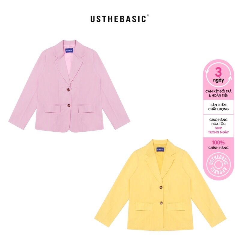 Usthebasic - Front Pocket Blazer