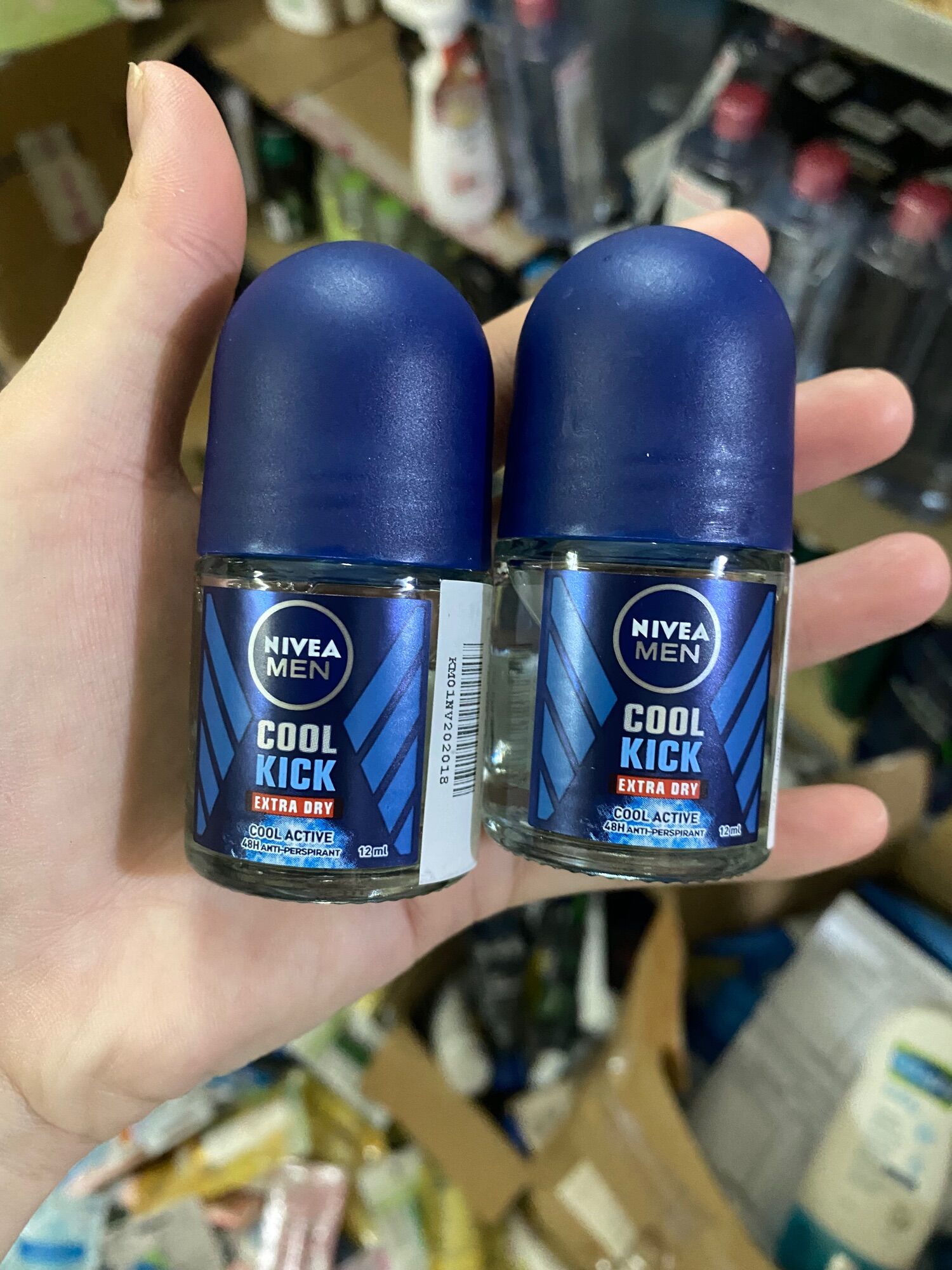 Combo 2 chai Lăn Nivea Men Cool Kick 12ml
