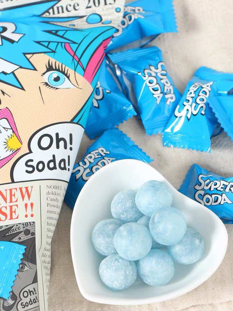 Kẹo siêu chua vị Cola, Soda, Lemon Nhật Bản