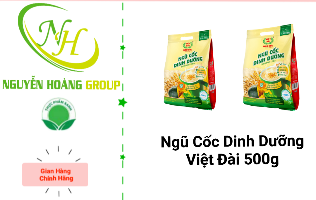 VIỆT ĐÀI - Ngũ Cốc Sữa Bắp Canxi 600g