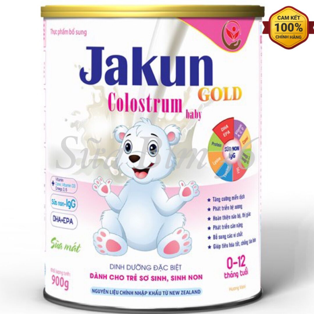 Combo2 lon sữa bột jakun colostrum 0-12 tháng hộp 400g date 2025