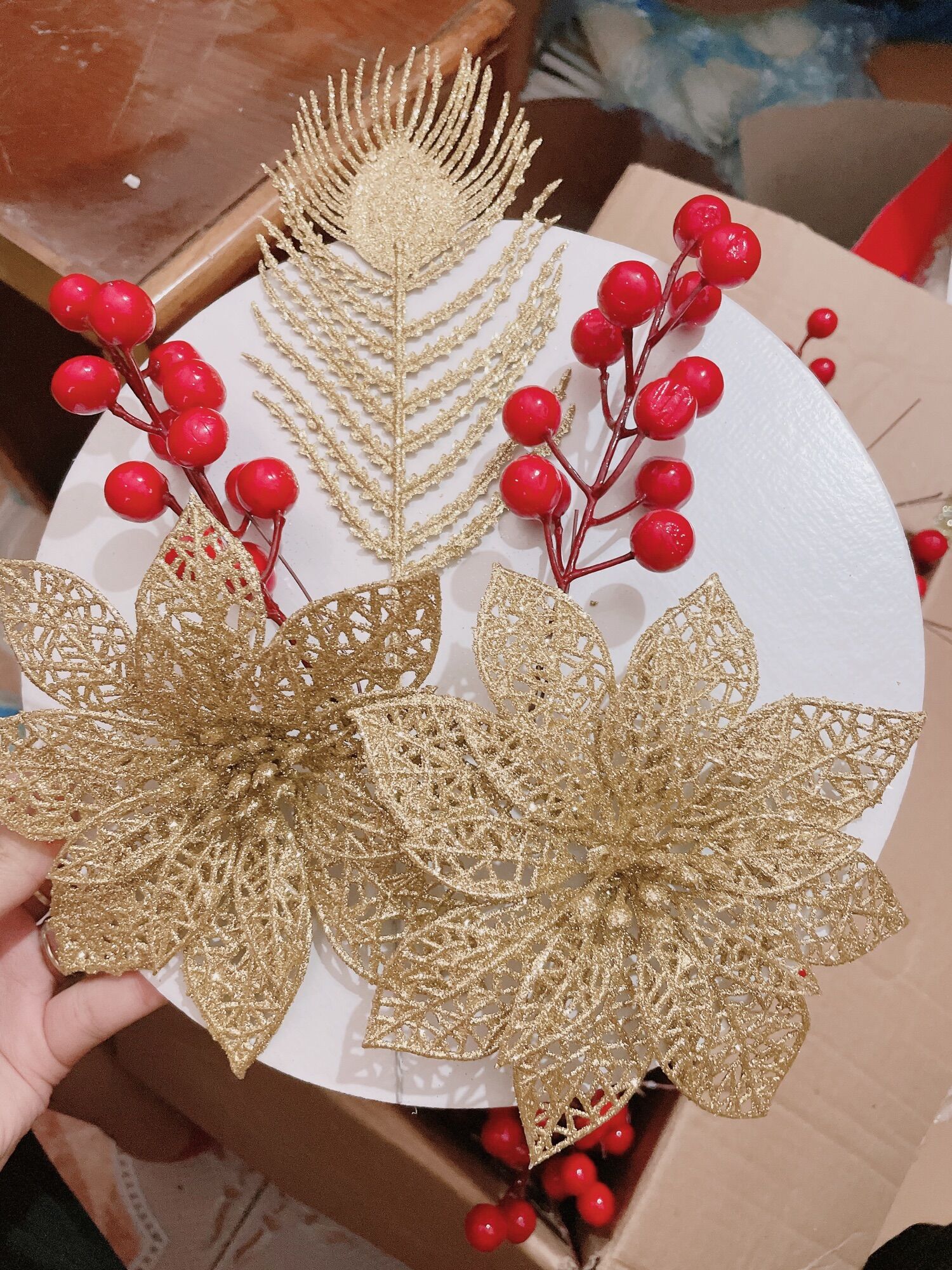 Set phụ kiện trang trí tháp bánh tài lộc