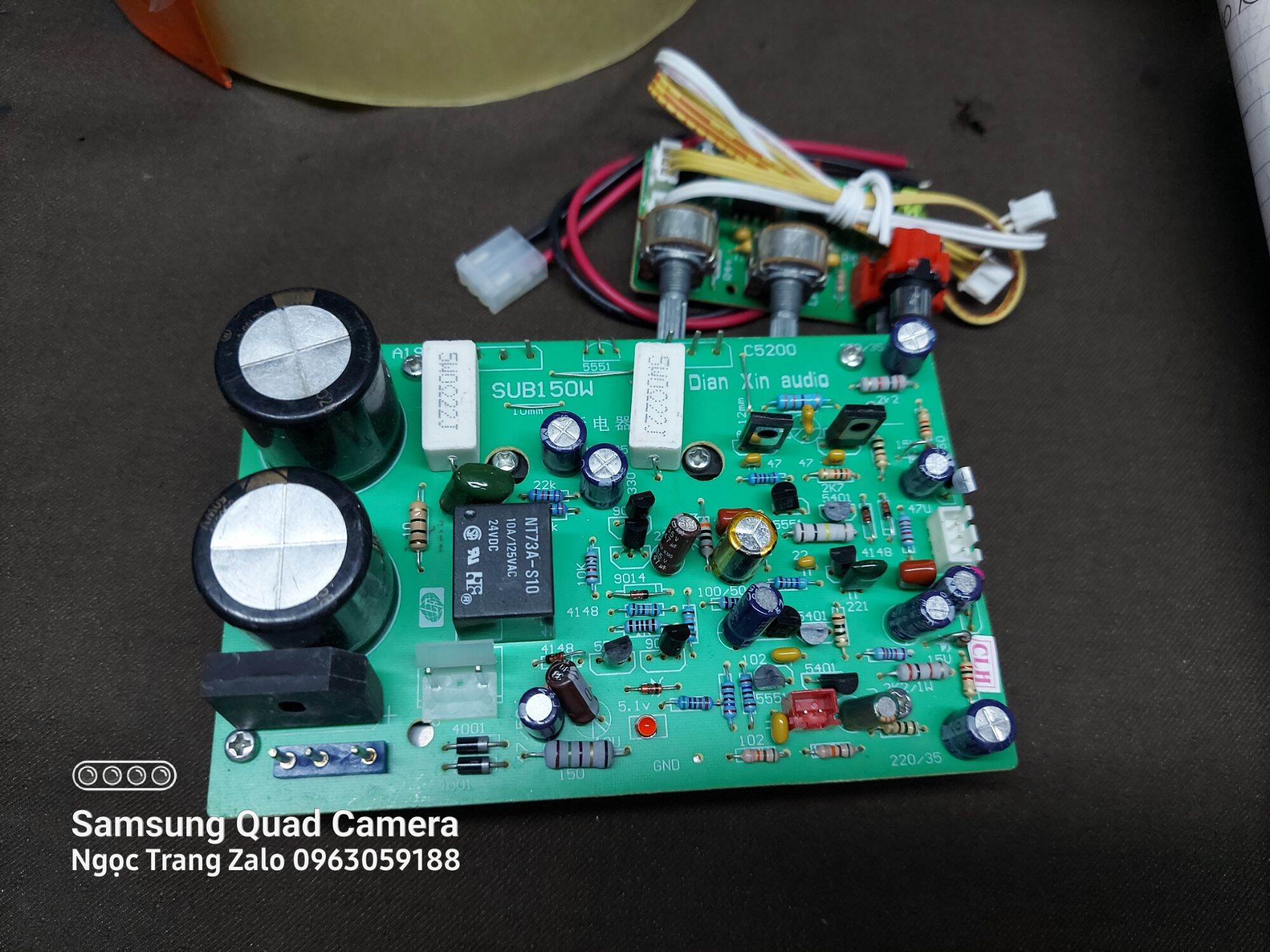 Mạch sub loa trầm 150 w - 2 sò